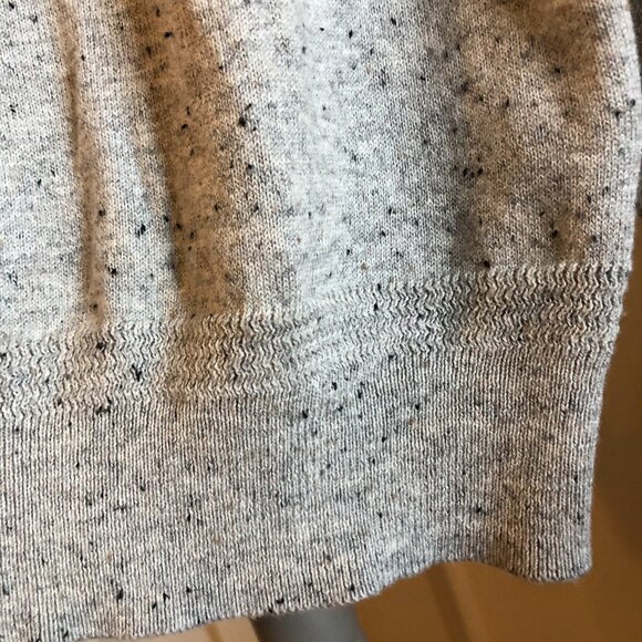 Knit for J. Crew Hanley Sweater Size Mens XL Silk Cotton Blend Light Grey - Picture 10 of 16